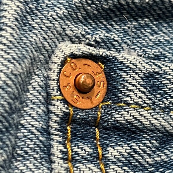 Levi's Mens 501 93 Jeans Size 38 Button Fly Egypt 90s Grunge Straight Normcore - Picture 5 of 11